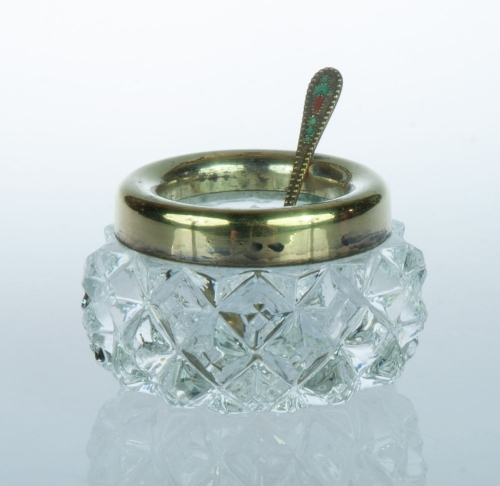 Salt cellar, Russia, second half of 20th century, antique Warsaw, silver, old silver, Galeria Żak, art, antiques