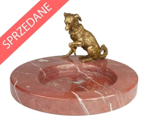 Wizytownik z psem, Wiedeń, pocz. XX w.