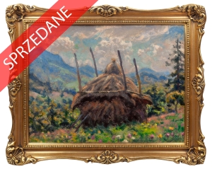 Stefan Pieniążek "Stóg siana w górach Hrebenów", 1939 r.