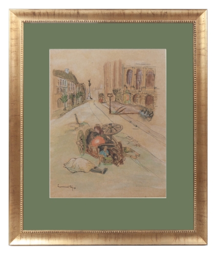 Zdzisław Czermański “Accident”
, antique Warsaw, antique paintings, Galeria Żak, art, antiques