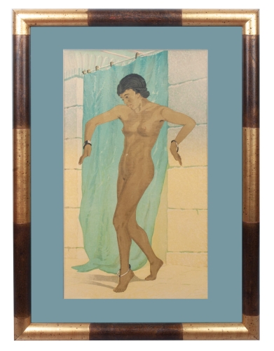 Aleksander Laszenko „Belly dance”, antique Warsaw, antique paintings, Galeria Żak, art, antiques