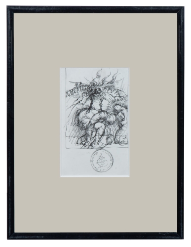 Franciszek Starowieyski “Composition”, 1994, antique Warsaw, antique paintings, Galeria Żak, art, antiques