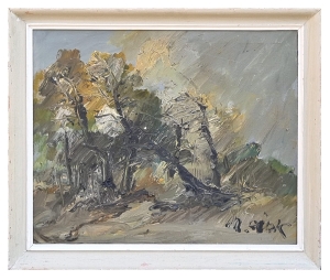 Andrzej Maciej Ciok “Landscape with the trees”
