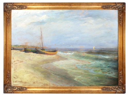 Orelski “Hel” 1933  , antique Warsaw, antique paintings, Galeria Żak, art, antiques