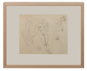 Franciszek Starowieyski "Composition with a female nude"