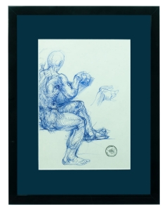 Franciszek Starowieyski "Study of a seated figure"