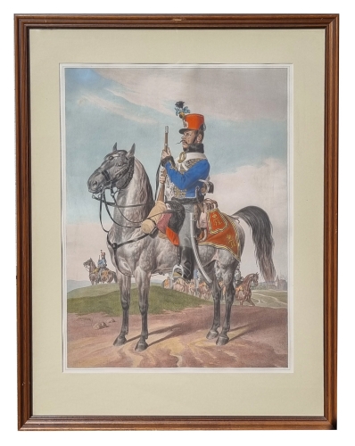 Matthias Trentsensky 
“Hussar of the Imperial and Royal Austrian Army”, 1835 , antique Warsaw, antique paintings, Galeria Żak, art, antiques
