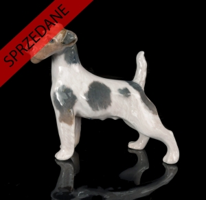 Hrabia Valdemar von Platen Hallermund "Fox Terrier", Royal Copenhagen,  1951 r.