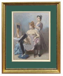 Władysław Bakałowicz "In the dressing room"