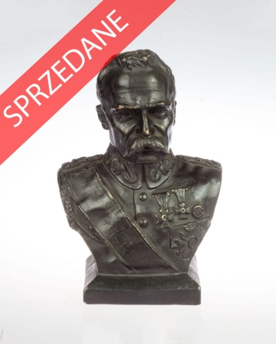 Popiersie Marszałka Piłsudskiego, przed 1939 r.