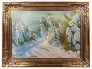 Ludwik Leszko “Winter landscape”, 1923