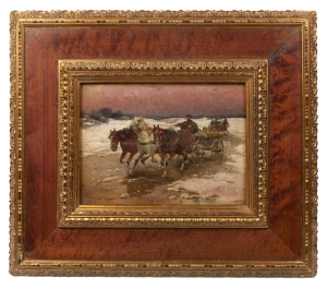 F. Poniecki "Return to the village” 1892 