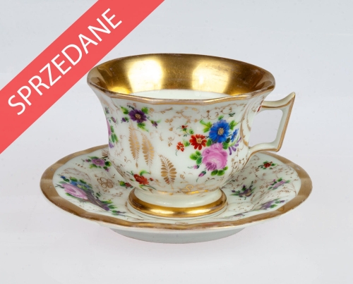 Filiżanka Jacob Petit, Paryż, poł. XIX w.