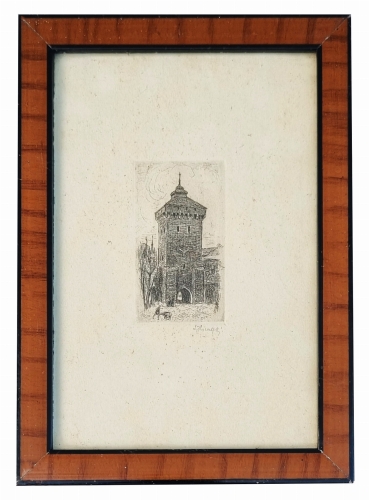 Leon Kowalski "St. Florian's Gate”

  , antique Warsaw, antique paintings, Galeria Żak, art, antiques