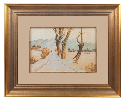 Stefan Filipkiewicz “Road among the mountains" 1935 , antique Warsaw, antique paintings, Galeria Żak, art, antiques