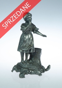 Wykałacznik z dziewczynką, WMF, Niemcy, ok. 1900- 1910 