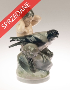 Faun z krukiem, Christian Thomsen, Royal Copenhagen, 1969-1974 