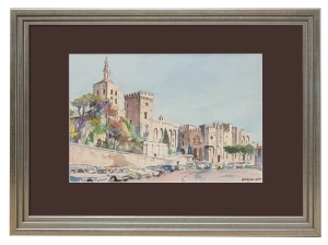 Franciszek Klejne “The Palais des Papes in Avignon” 1990 