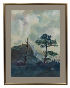 Franciszek Klejne “Tatra landscape” 1979 