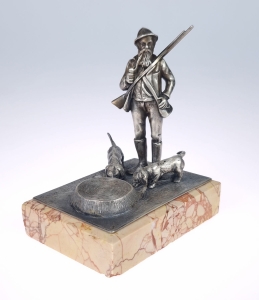 “Hunter with dachshunds” 19th century