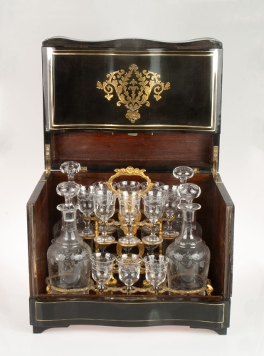 Tantalus, France, 19th century, antique Warsaw, glass, old glass, Galeria Żak, art, antiques
