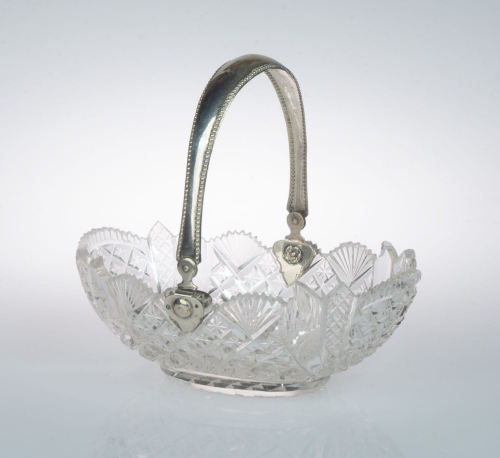 Charger, 20th century 
, antique Warsaw, glass, old glass, Galeria Żak, art, antiques