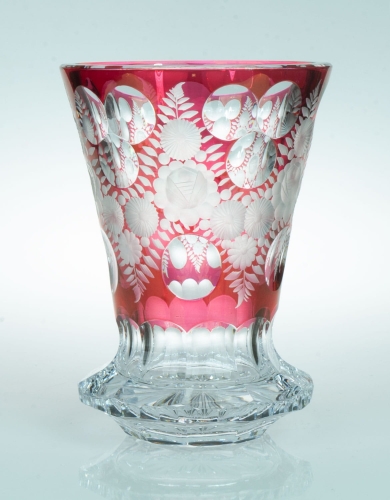 Rummer, 20th century, antique Warsaw, glass, old glass, Galeria Żak, art, antiques