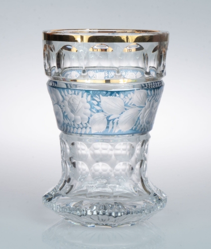 Rummer, 20th century, antique Warsaw, glass, old glass, Galeria Żak, art, antiques