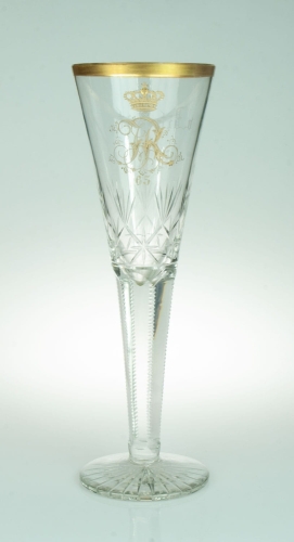 Chalice, 19th century, antique Warsaw, glass, old glass, Galeria Żak, art, antiques