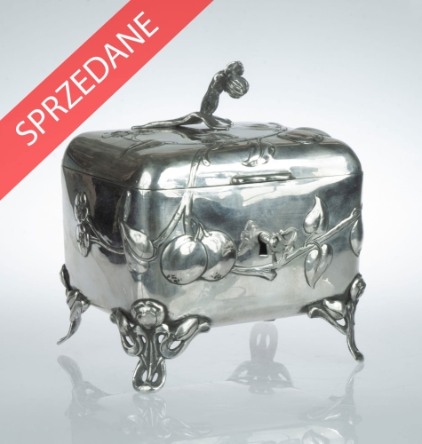 Cukiernica secesyjna, Wiedeń, ok. 1900 r., antyki Warszawa, skup antyków, srebra, dawne srebra, Galeria Żak