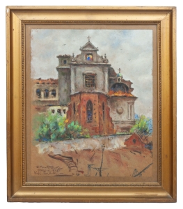 Jerzy Pawłowski „St. Anne's Church in Warsaw” 1945 