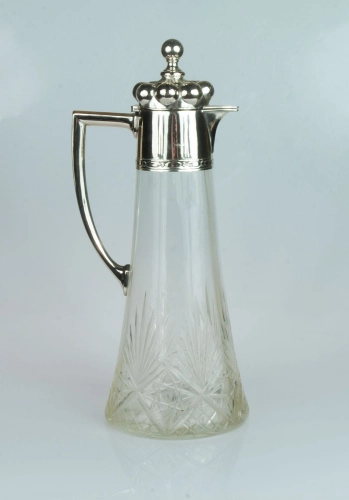 Carafe, Wilhelm Binder, Schwäbisch Gmünd, Germany, 20th century, antique Warsaw, silver, old silver, Galeria Żak, art, antiques