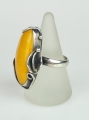 Amber ring, antique Warsaw, jewelry, old jewelry, Galeria Żak, art, antiques