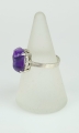 Ring with amethyst, Poland, 1963 - 1986, antique Warsaw, jewelry, old jewelry, Galeria Żak, art, antiques