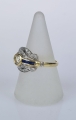 Diamonds and sapphires ring, antique Warsaw, jewelry, old jewelry, Galeria Żak, art, antiques