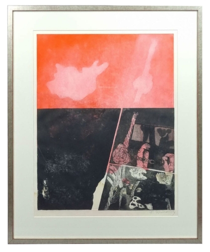 Antoni Witkowski “Kompozycja z linami”, antyki Warszawa, skup antyków, dawne malarstwo, malarstwo aukcyjne, malarstwo polskie, Galeria Żak
