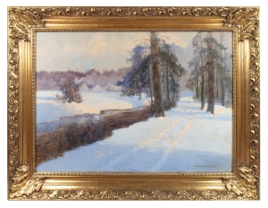 Wiktor Korecki “Winter landscape" 