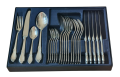 Cutlery set, Rapsodia, Hefra, Poland, Warsaw, second half 20th century, antique Warsaw, silver, old silver, Galeria Żak, art, antiques