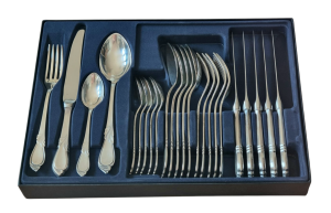 Cutlery set, Rapsodia, Hefra, Poland, Warsaw, second half 20th century