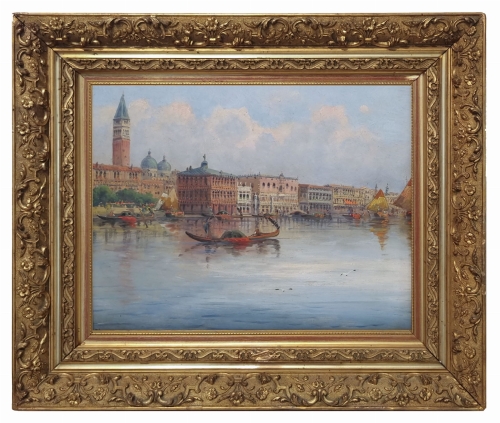 Lilly Aurelia Hofmann-Wimmer “Venice”  , antique Warsaw, antique paintings, Galeria Żak, art, antiques