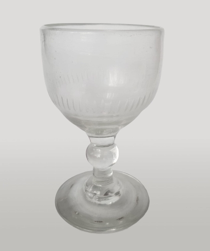 Kieliszek typu karczmiak, XIX w. , antyki Warszawa, skup antyków, dawne szkła, stare szkła, szkła antyczne, antyki, Galeria Żak