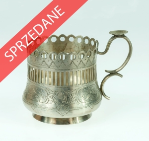 Podstakannik, Andriej Wilhelmowicz Wekman, Moskwa, 1879 r.