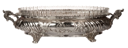Jardiniere, Germany, circa 1886 , antique Warsaw, silver, old silver, Galeria Żak, art, antiques