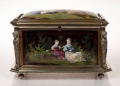 Casket, Lévy Coblentz, Limoges, second half of the 19th century , antique Warsaw, antique home decorations, Galeria Żak, art