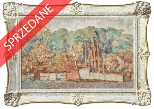 Zygmunt Madejski "Pejzaż z Konstancina", 1957 r.