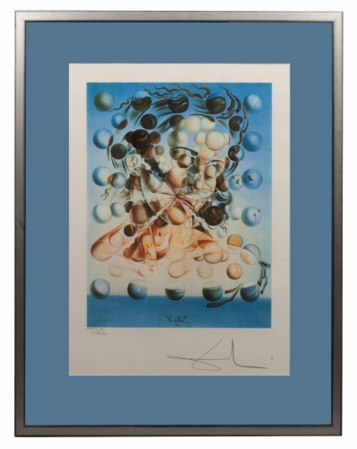 Salvador Dali „Galatea of the Spheres” , antique Warsaw, antique paintings, Galeria Żak, art, antiques