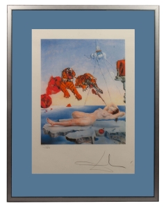 Salvador Dali „Dream Caused by the Flight of a Bee Around a Pomegranate a Second Before Awakening”