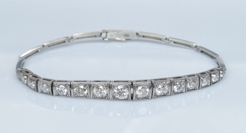 Diamond bracelet, antique Warsaw, jewelry, old jewelry, Galeria Żak, art, antiques