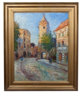 Richard Kant „Kłodzka Gate in Paczków”, c. 1920 