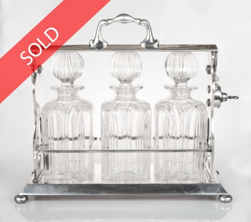 Tantalus, John Grinsell &amp; Sons, Birmingham, c. 1904 , antique Warsaw, silver, old silver, Galeria Żak, art, antiques